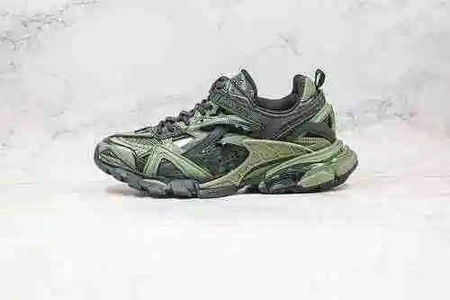 F30 | Soporte Balenciaga 4ta Generación 4.0 Army Verde Negro Verde Balenciaga Track 4.0 Balenciaga 4