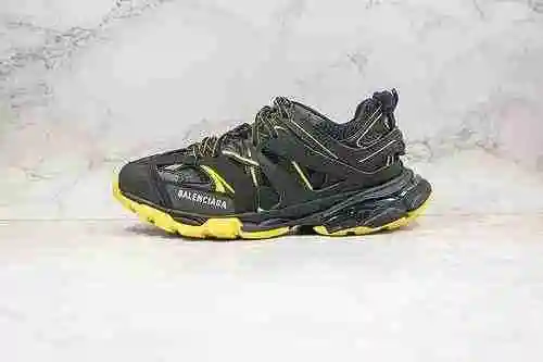 E10 | Tienda de soporte i8 versión original pura negro amarillo apagado Balenciaga 3.0 zapatos conce