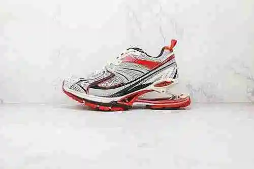 F80 | Tienda de soporte versión i8 del viejo Balenciaga blanco rojo nuevos zapatos de primavera taco