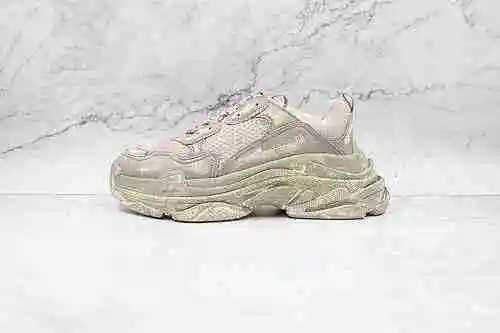 D30 | Tienda de soporte versión i8 Balenciaga Generación 1.0 beige desgastado Balenciaga Triple S La