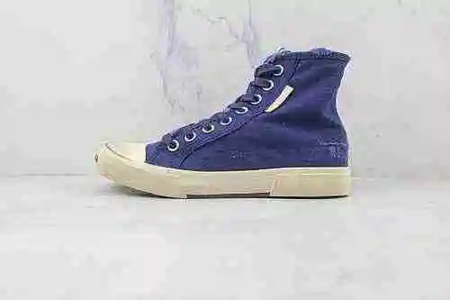 C70 | Lanzamiento de tienda de soporte de zapatos de lona Balenciaga versión R Zapatillas altas Bale