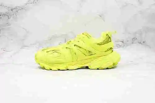 E30 | Soporte para almacenar verde fluorescente apagado Balenciaga 3.0 zapatos concepto exterior de 