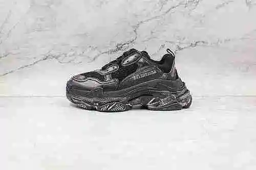 D30 | Tienda de soporte versión i8 Balenciaga Generación 1.0 negro desgastado Balenciaga Triple S La