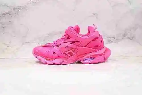 G00 | Soporte para tienda Gris Rosa Balenciaga 4 Generación Rosa Fluorescente Balenciaga Track 4.0 B