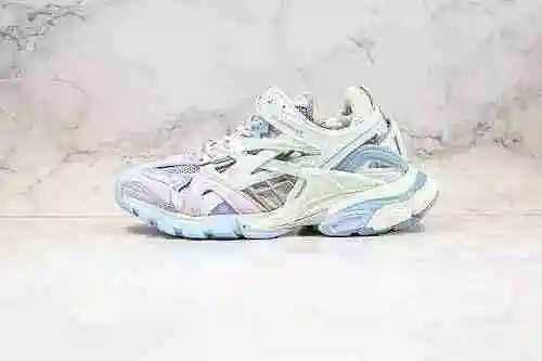 G00 | Apoye la segunda tienda de Balenciaga 4ta Generación Candy White Pink Teal Balenciaga Track 4.