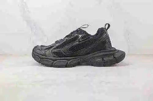 F00 | Tienda de soporte Versión VG # Balenciaga Balenciaga Pure Black Lace up Balenciaga Sneaker Tes