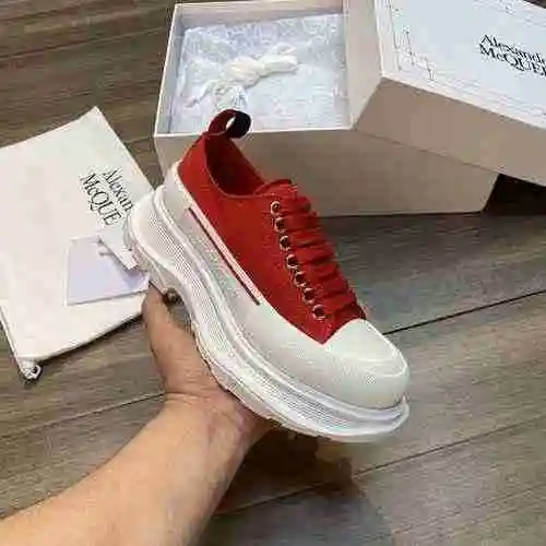 1662360 Últimos zapatos blancos de moda estilo pareja de McQueen 38-44