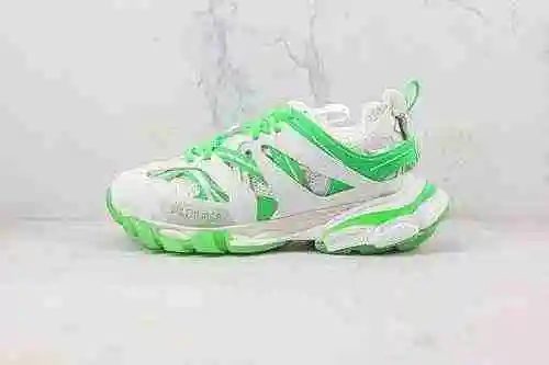 E30 | Soporte tienda lanzamiento OK versión Balenciaga III 3.0 blanco verde Balenciaga III zapatos c