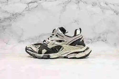 G00 | Apoye la segunda tienda, blanquecino negro Balenciaga Track 4.0, Balenciaga Track 4.0, Balenci