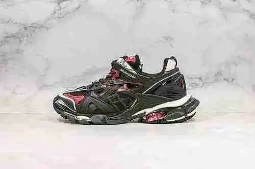 G00 | Soporte apertura de tienda Negro Rojo Balenciaga Track 4.0, Balenciaga Track 4.0, Balenciaga T