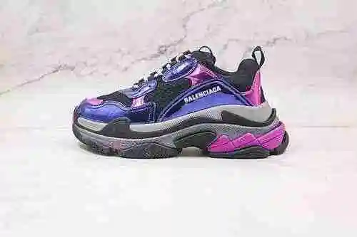 D30 | Balenciaga Triple S Electric Purple Balenciaga 19 versión con colchón de aire vendida oficialm