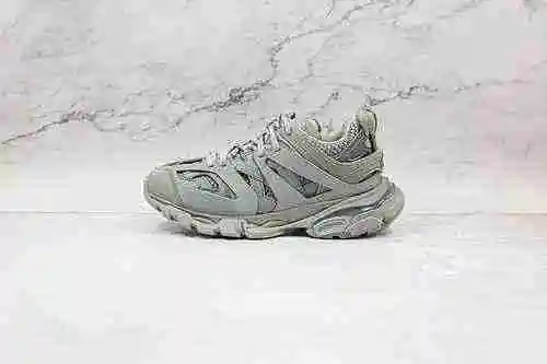 E10 | Soporte para tienda Balenciaga Sneaker Tess s. Gomma MAILLE WHITE/ORANGE Zapatos conceptuales 
