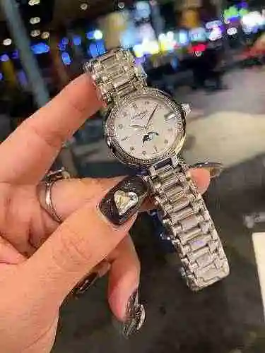 Reloj Longines para mujer combinado con movimiento mecánico original completamente automático Caja d