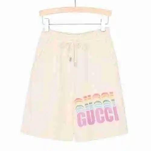 Pantalones cortos con logo degradado de arcoíris de GUCCI