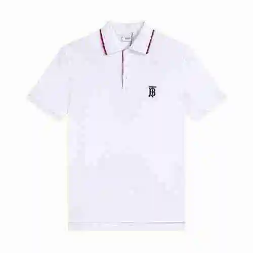 Burberry/Burberry Polo de manga corta con letra TB bordada años 20