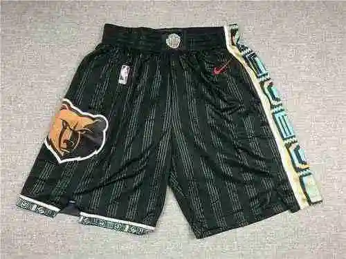 21 Grizzlies New Black City Edition pantalones de baloncesto