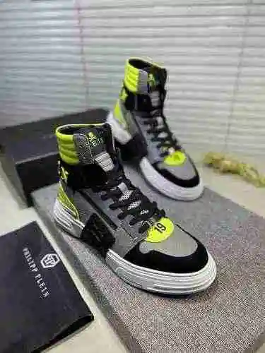 1507430pp Zapatos de hombre de caña alta de última moda 38-44
