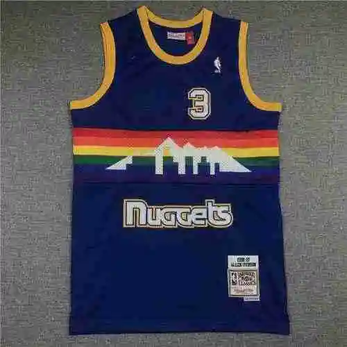 Nugget 3 Iverson Vintage Logo Rainbow Edition Snow Mountain Azul