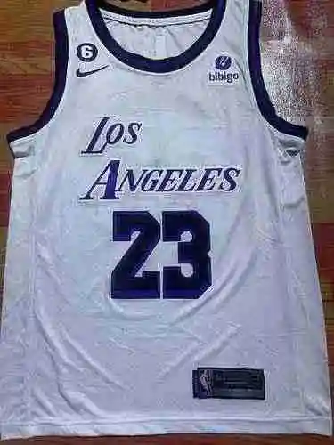Camiseta Lakers 23 James White 23 Temporada