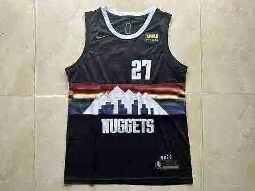 Nugget 27 Jamal Murray City Edition Snow Mountain Negro