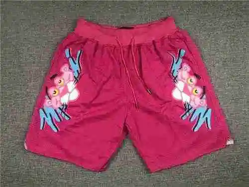 Pantalones de bolsillo justin justin hot La Pantera Rosa pantalones de baloncesto rosa