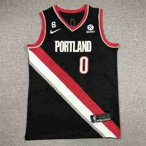 Trailblazer 0 Lillard 23 Temporada Negro