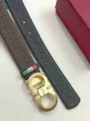 Cinturón de piel de vacuno con capa superior de doble cara