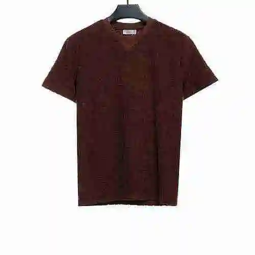 Dior Dark Jacquard Material Toalla Manga Corta