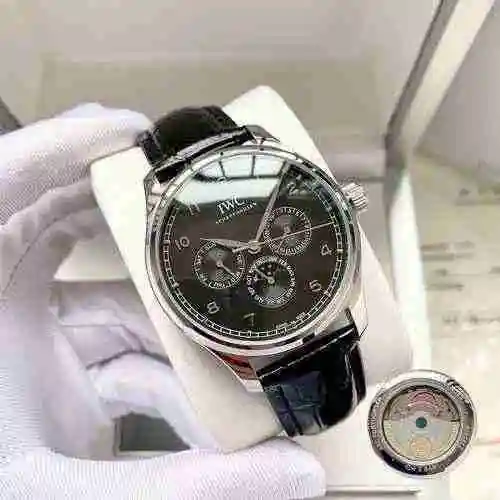Reloj Wanguo para hombre emparejado con movimiento mecánico original completamente automático Caja d