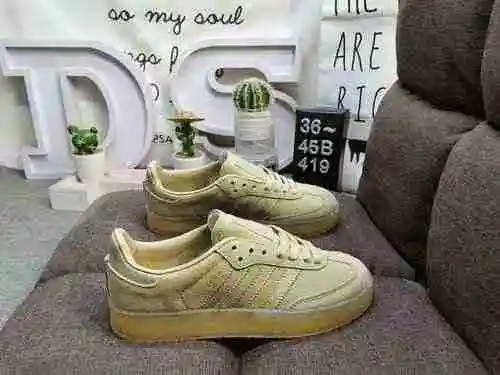 Los zapatos 419D para hombres y mujeres están hechos de un sistema genuino de tamaño medio # usando 