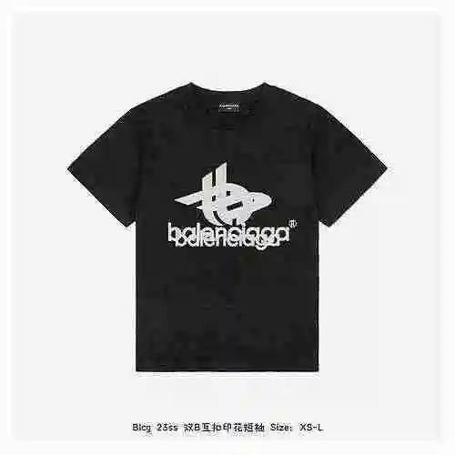 Blcg 23ss Doble B Interlock Impreso Manga Corta