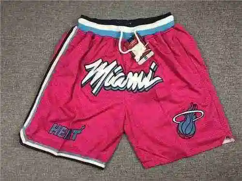 Pantalones con bolsillo Pantalones de baloncesto Justin rosa fuerte
