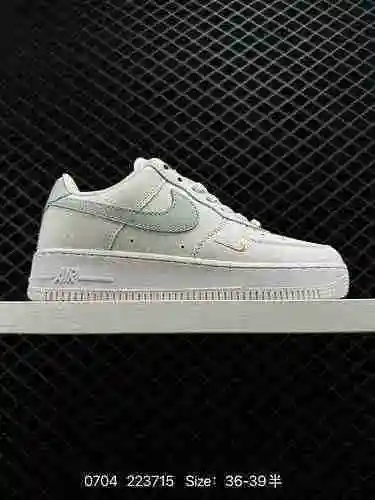 75 Zapatillas casual Nike Air Force Low con gancho pequeño dorado Air Force One de caña baja a preci