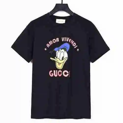 GUCCI Manga corta con estampado del pato Donald de Disney de la marca Gucci Co