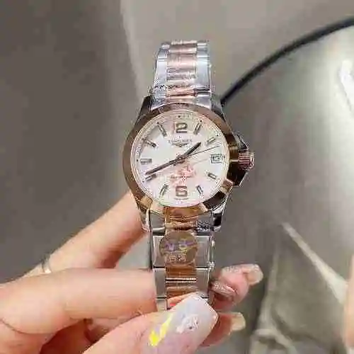 Reloj Longines para mujer combinado con movimiento mecánico original completamente automático Caja d