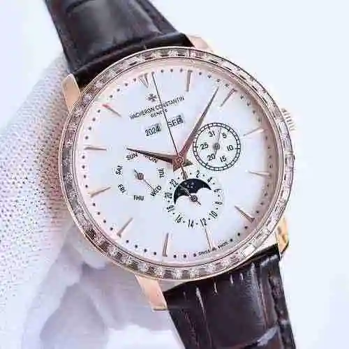 Jiangshi Danton Watch Reloj para hombre combinado con movimiento mecánico original completamente aut