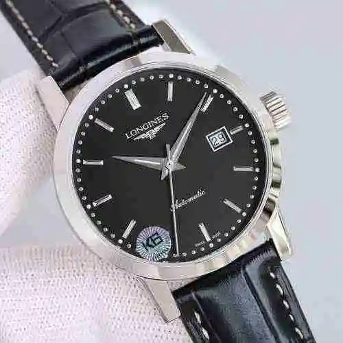 Reloj Longines para hombre con movimiento mecánico original totalmente automático, caja de acero de 