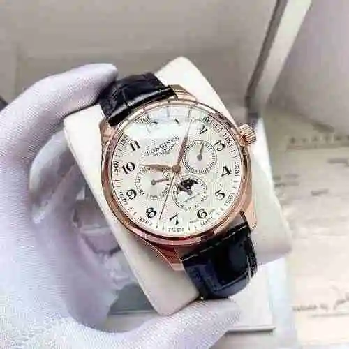 Reloj Longines para hombre combinado con movimiento mecánico original completamente automático Caja 