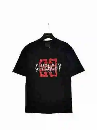 Givenchy 2023 Nueva camiseta informal de manga corta con estampado de espuma recomendada