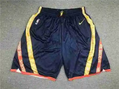 Pantalones de baloncesto 21 Season Warriors Deep Blue City Edition