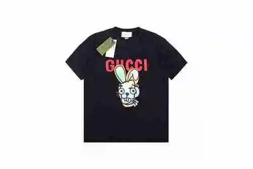 GC 23SS Manga corta con estampado de conejo divertido</span>