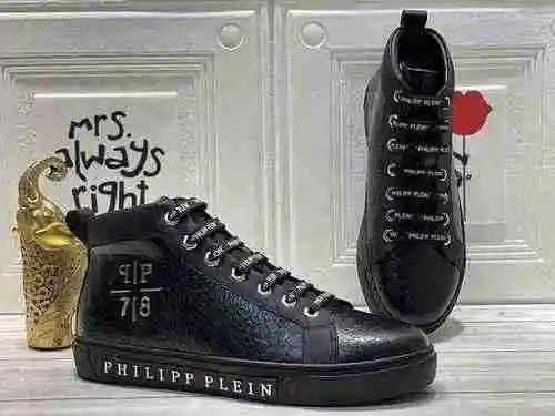 1159250PHILIPHILIPP PLEIN Zapatos casuales de moda de caña alta para hombre 38-44