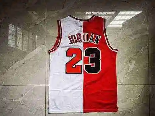 Bull 23 Jordan Contraste rojo y blanco