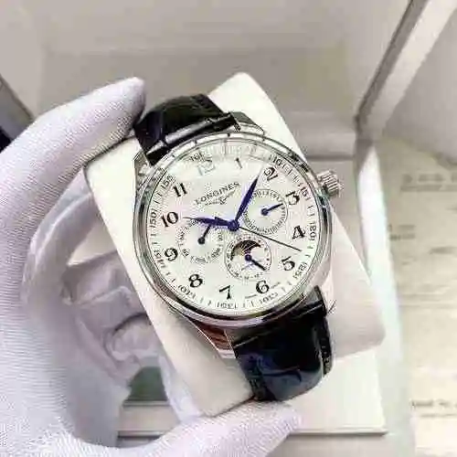 Reloj Longines para hombre combinado con movimiento mecánico original completamente automático Caja 