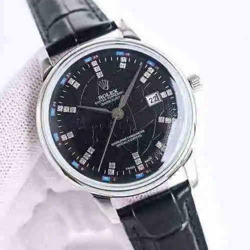 Reloj Rolex para hombre combinado con movimiento mecánico original completamente automático Caja de 