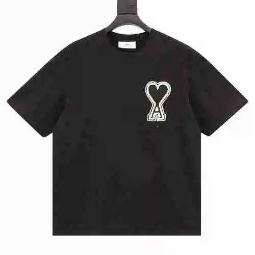 Ami/Love Big Love Toalla Bordado Mangas Cortas