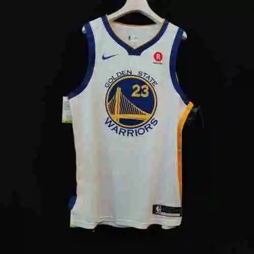 AU Player Edition 16-19 Season Warriors 30 Curry 11 Thompson 23 Green 35 Durant Embroidery Customiza