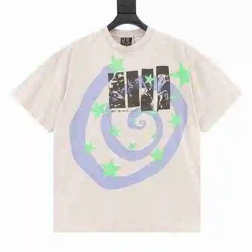 SAINT MICHAEL 23SS Vortex Virgen Estampado Manga Corta