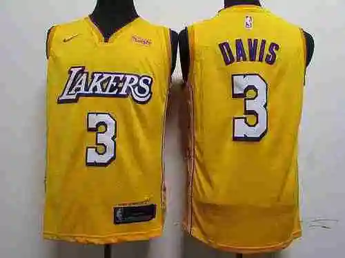 Lakers 3 Davis 20 Temporada City Edition Amarillo