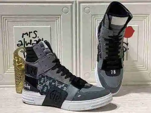 1159330PHILIPHILIPP PLEIN Zapatos altos de nueva moda para hombre 38-44